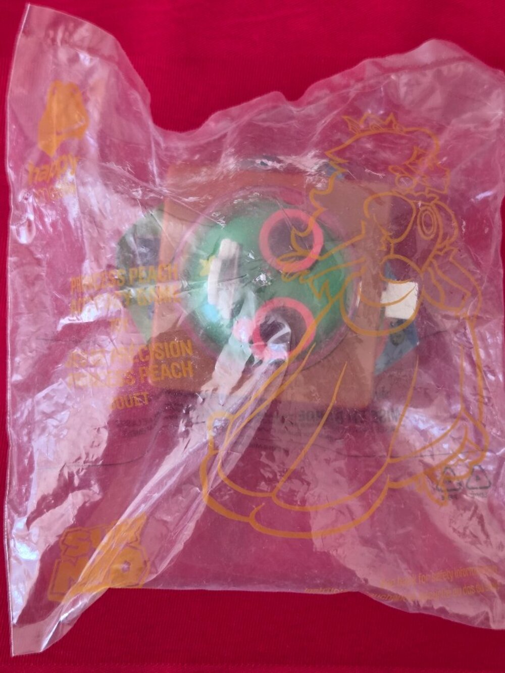 2018, SUPER MARIO, PRINCESS PEACH POPPING TOY, MINT IN THE PACKAGE!!!
